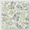 Zoek naar bladeren onderzetters Waterverf