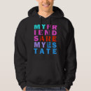Zoek naar vriendschap hoodies Citaat