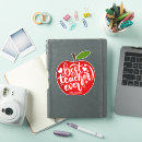 Zoek naar rode appel stickers Leraar