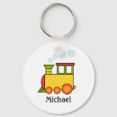 Zoek naar treinen sleutelhangers Rood