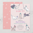 Zoek naar katten verjaardag uitnodigingen Katje