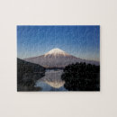 Zoek naar berg landschap puzzels Reflectie