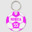 Zoek naar roze voetbal sleutelhangers Sport