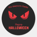 Zoek naar rode ogen stickers Halloween