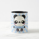 Zoek naar blauwe panda mokken Schattig