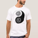 Zoek naar yin yang tshirts Zwart wit