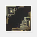 Zoek naar geometrisch goud servetten Feestelijk