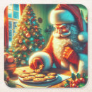 Zoek naar vintage kerstman onderzetters Santa