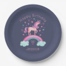 Zoek naar rainbow unicorn borden Meisje verjaardagsfeest