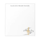 Zoek naar muzieknoten notitieblokken Goud