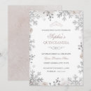 Zoek naar winter wonderland quinceanera uitnodigingen Verjaardagsfeest