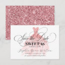 Zoek naar sweet 16 save the dates Glitter