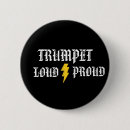 Zoek naar trompetten buttons Band