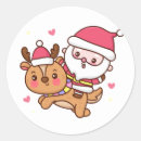 Zoek naar rendier cartoon stickers Vrome kerst