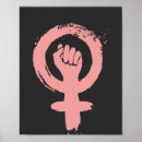 Zoek naar vuist posters Voor haar