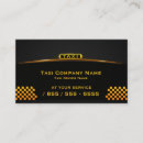 Zoek naar vervoer visitekaartjes Taxichauffeur