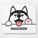 Zoek naar husky muismatten Schattig