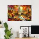 Zoek naar herfstbos posters Schilderij