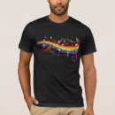Zoek naar muzieknoten tshirts Regenboogkleuren