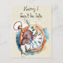 Zoek naar wit konijn briefkaarten Alice in wonderland
