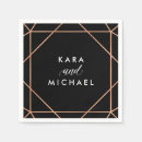 Zoek naar geometrisch goud servetten Elk persoon