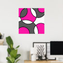 Zoek naar zwart wit roze posters Geometrisch