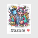 Zoek naar nostalgische stickers Voor hem