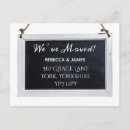 Zoek naar chalkboard briefkaarten Nieuw adres