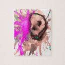 Zoek naar halloween puzzels Schedel