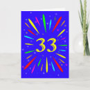 Zoek naar 33 verjaardagskaarten 33e verjaardagskaart