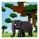 Zoek naar grijze olifant posters Safari