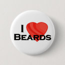 Zoek naar baard buttons Illustratie