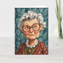 Zoek naar cartoon oma kaarten Vrouw