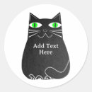 Zoek naar katten ogen stickers Zwart