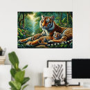 Zoek naar oerwoud schilderijen posters Tijger