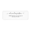 Zoek naar elegant etiketten Het van het terugkeeradres