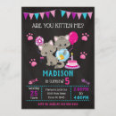 Zoek naar katten verjaardag uitnodigingen Meisje