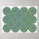 Zoek naar optische illusies posters Groen