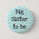 Zoek naar mijn zus buttons Blauw