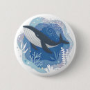 Zoek naar walvis buttons Blauw