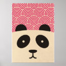Zoek naar roze panda posters Patroon
