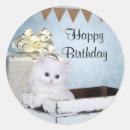 Zoek naar witte perzische kat stickers Kattenliefhebber