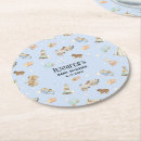 Zoek naar blauw baby shower onderzetters Vintage