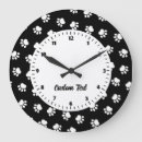 Zoek naar voetafdrukken klokken Kat