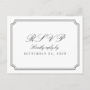 Zoek naar rsvp uitnodigingen Zwart en wit