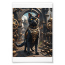 Zoek naar steampunk cat kunst Kat