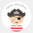 Zoek naar piraten stickers Jongen