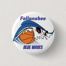 Zoek naar basketbal buttons Blauw
