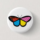 Zoek naar monarch vlinder buttons Kleurrijk