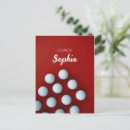 Zoek naar golfspeler briefkaarten Golfbal